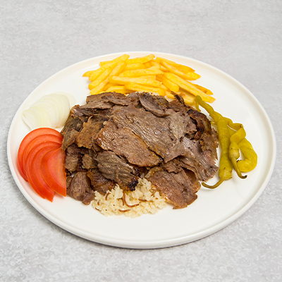 a Reuben sandwich on wax paper.